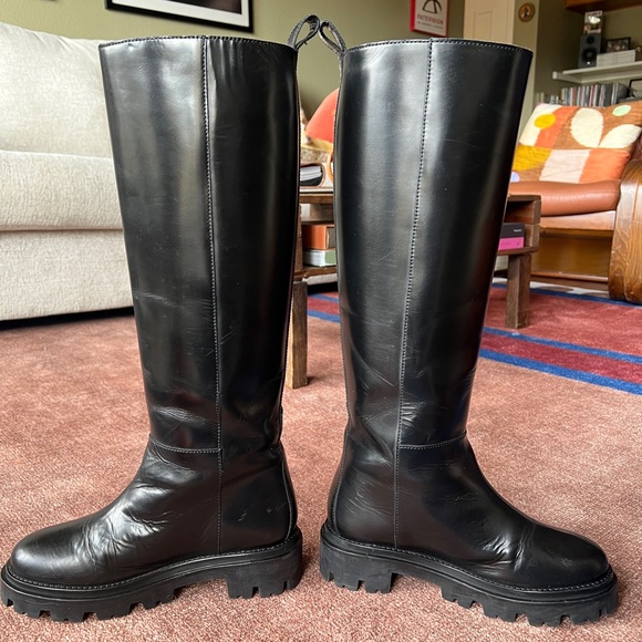 Isabel Marant “Cener” Knee-High Boots - Black - Picture 4 of 11